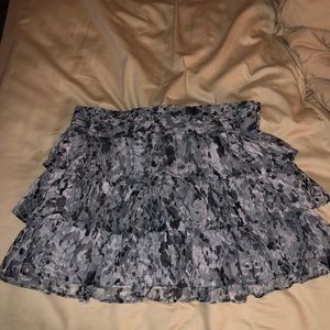 Charlotte Russe gray mini skirt.